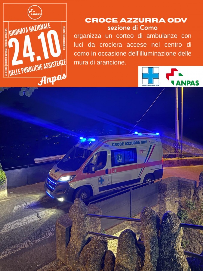 Giornata Nazionale Pubbliche Assistenze ANPAS 24.10.25